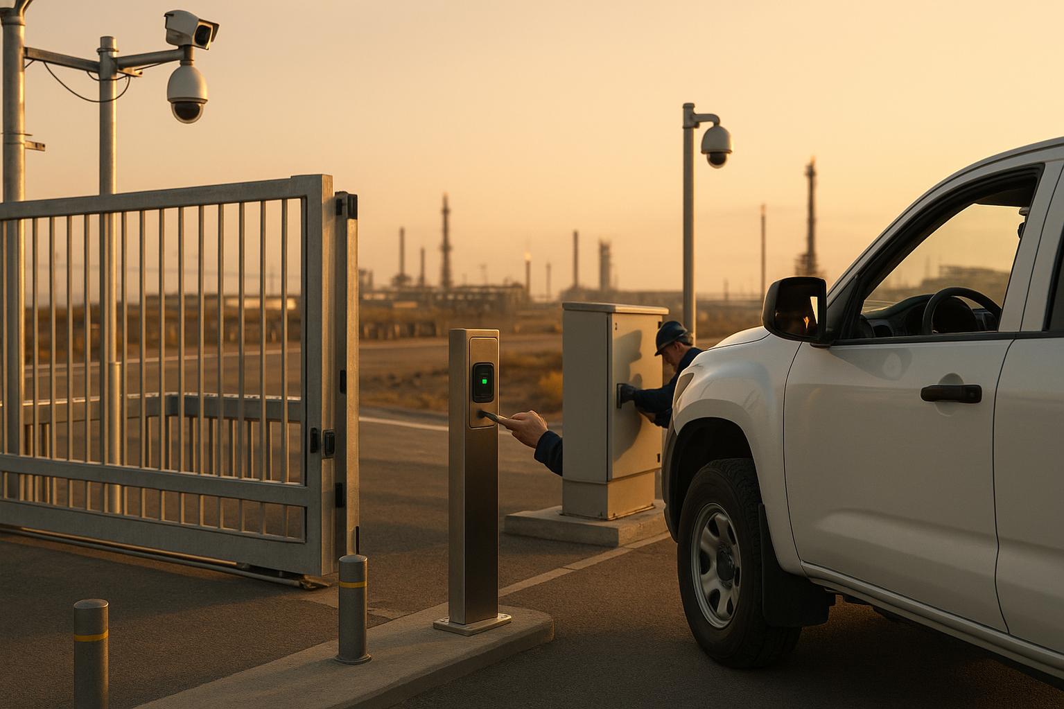 Acceso vehicular automatizado para plantas industriales de oil & gas